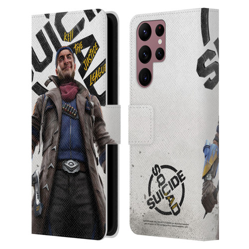 Suicide Squad: Kill The Justice League Key Art Captain Boomerang Leather Book Wallet Case Cover For Samsung Galaxy S22 Ultra 5G