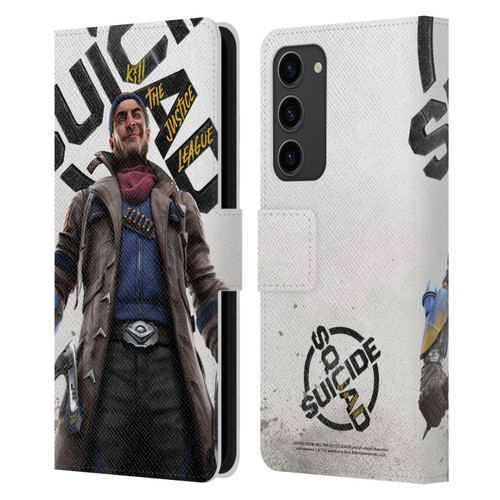 Suicide Squad: Kill The Justice League Key Art Captain Boomerang Leather Book Wallet Case Cover For Samsung Galaxy S23+ 5G