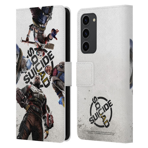 Suicide Squad: Kill The Justice League Key Art Poster Leather Book Wallet Case Cover For Samsung Galaxy S23+ 5G