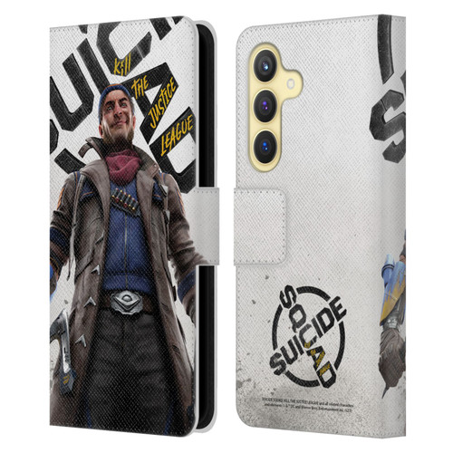 Suicide Squad: Kill The Justice League Key Art Captain Boomerang Leather Book Wallet Case Cover For Samsung Galaxy S24 5G