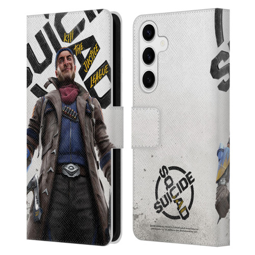 Suicide Squad: Kill The Justice League Key Art Captain Boomerang Leather Book Wallet Case Cover For Samsung Galaxy S24+ 5G