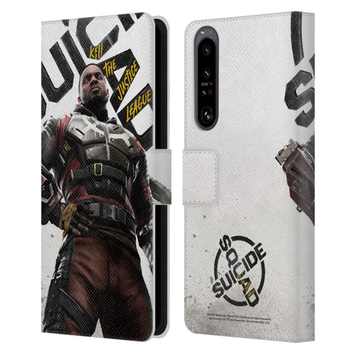 Suicide Squad: Kill The Justice League Key Art Deadshot Leather Book Wallet Case Cover For Sony Xperia 1 IV