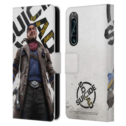 Suicide Squad: Kill The Justice League Key Art Captain Boomerang Leather Book Wallet Case Cover For Sony Xperia 5 IV