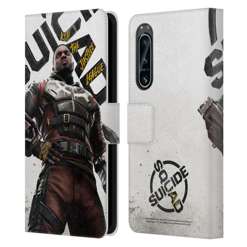 Suicide Squad: Kill The Justice League Key Art Deadshot Leather Book Wallet Case Cover For Sony Xperia 5 IV