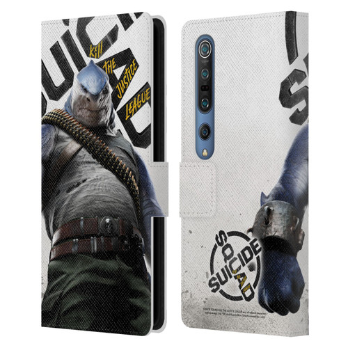 Suicide Squad: Kill The Justice League Key Art King Shark Leather Book Wallet Case Cover For Xiaomi Mi 10 5G / Mi 10 Pro 5G