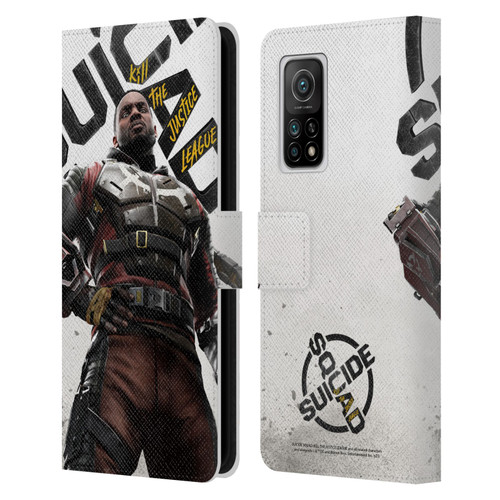 Suicide Squad: Kill The Justice League Key Art Deadshot Leather Book Wallet Case Cover For Xiaomi Mi 10T 5G