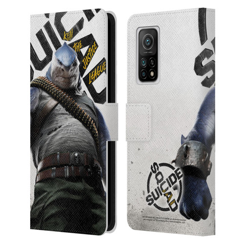 Suicide Squad: Kill The Justice League Key Art King Shark Leather Book Wallet Case Cover For Xiaomi Mi 10T 5G