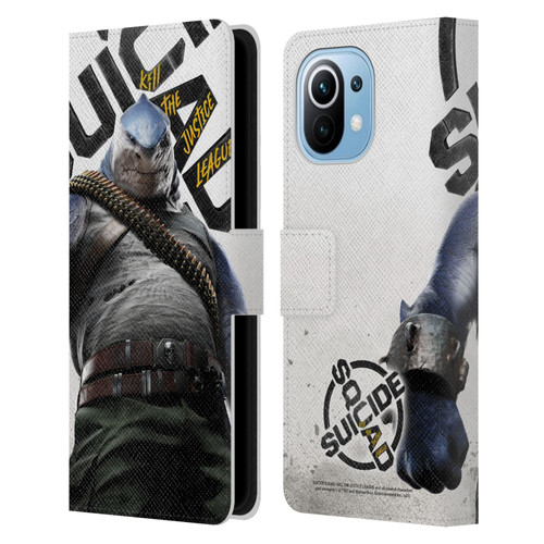 Suicide Squad: Kill The Justice League Key Art King Shark Leather Book Wallet Case Cover For Xiaomi Mi 11
