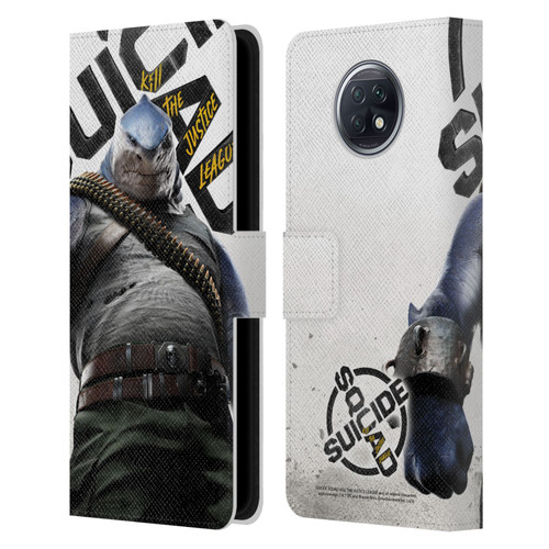 Suicide Squad: Kill The Justice League Key Art King Shark Leather Book Wallet Case Cover For Xiaomi Redmi Note 9T 5G