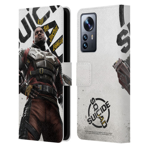 Suicide Squad: Kill The Justice League Key Art Deadshot Leather Book Wallet Case Cover For Xiaomi 12 Pro