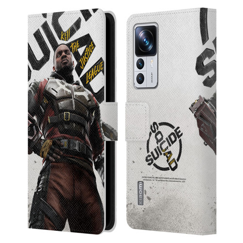 Suicide Squad: Kill The Justice League Key Art Deadshot Leather Book Wallet Case Cover For Xiaomi 12T Pro