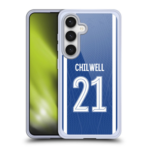 Chelsea Football Club 2023/24 Players Home Kit Ben Chilwell Soft Gel Case for Samsung Galaxy S24 5G