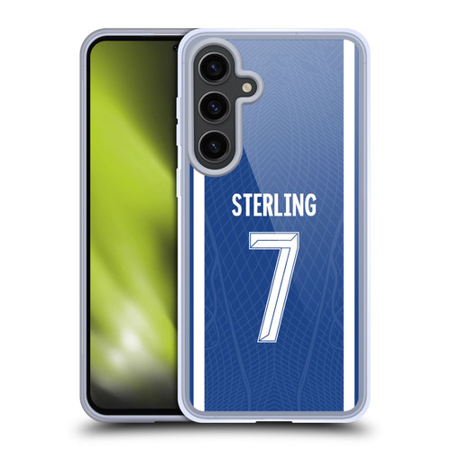 Chelsea Football Club 2023/24 Players Home Kit Raheem Sterling Soft Gel Case for Samsung Galaxy S24+ 5G