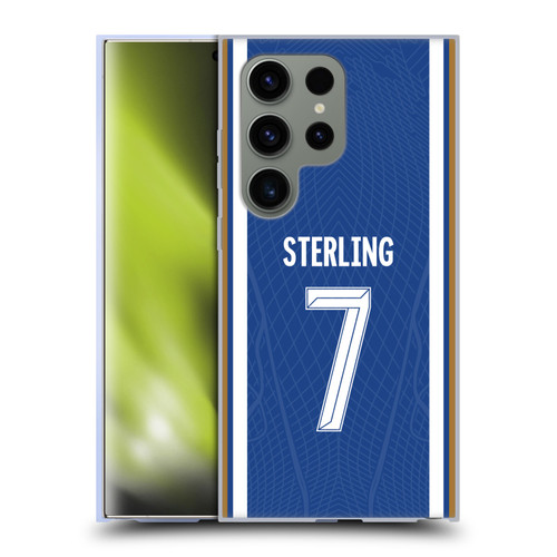 Chelsea Football Club 2023/24 Players Home Kit Raheem Sterling Soft Gel Case for Samsung Galaxy S24 Ultra 5G