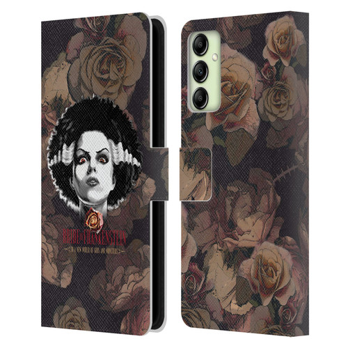 Universal Monsters The Bride Of Frankenstein World Of Gods And Monsters Leather Book Wallet Case Cover For Samsung Galaxy A14 5G