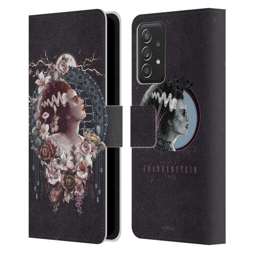 Universal Monsters The Bride Of Frankenstein Portrait Leather Book Wallet Case Cover For Samsung Galaxy A53 5G (2022)