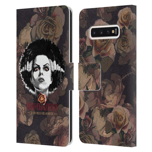 Universal Monsters The Bride Of Frankenstein World Of Gods And Monsters Leather Book Wallet Case Cover For Samsung Galaxy S10