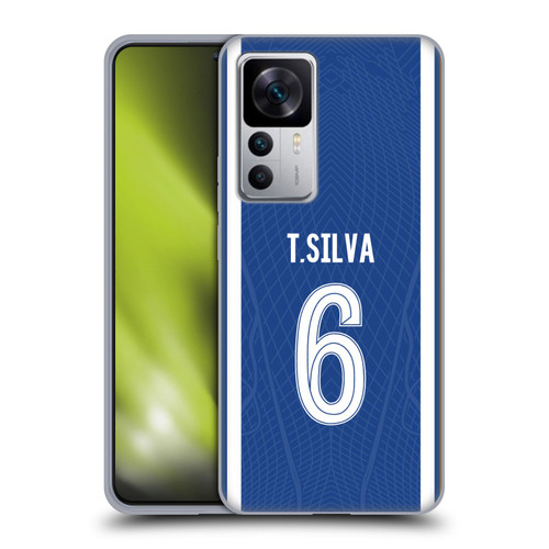 Chelsea Football Club 2023/24 Players Home Kit Thiago Silva Soft Gel Case for Xiaomi 12T 5G / 12T Pro 5G / Redmi K50 Ultra 5G