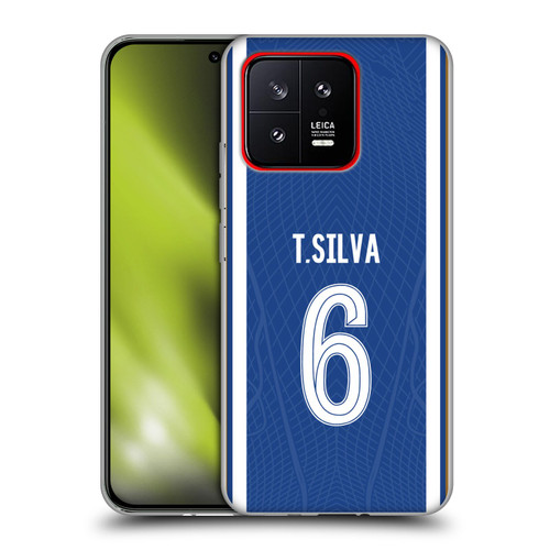 Chelsea Football Club 2023/24 Players Home Kit Thiago Silva Soft Gel Case for Xiaomi 13 5G