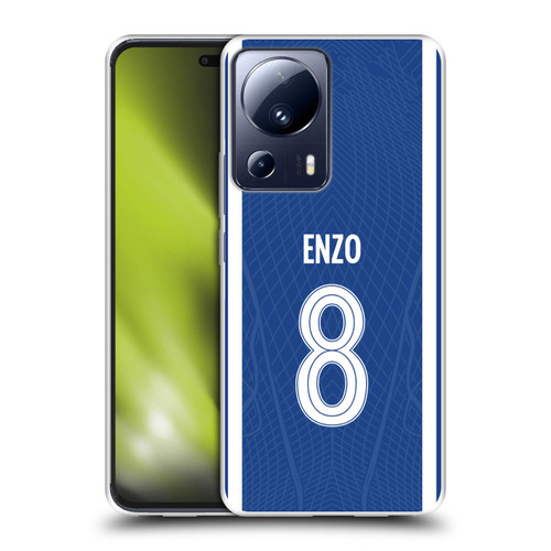 Chelsea Football Club 2023/24 Players Home Kit Enzo Fernández Soft Gel Case for Xiaomi 13 Lite 5G
