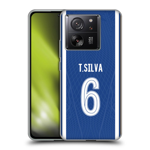 Chelsea Football Club 2023/24 Players Home Kit Thiago Silva Soft Gel Case for Xiaomi 13T 5G / 13T Pro 5G
