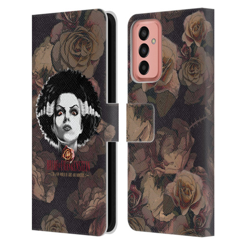 Universal Monsters The Bride Of Frankenstein World Of Gods And Monsters Leather Book Wallet Case Cover For Samsung Galaxy M13 (2022)