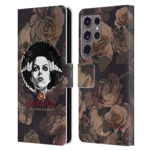Universal Monsters The Bride Of Frankenstein World Of Gods And Monsters Leather Book Wallet Case Cover For Samsung Galaxy S24 Ultra 5G