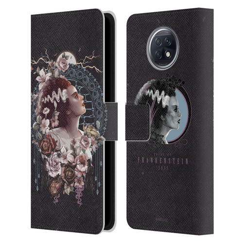 Universal Monsters The Bride Of Frankenstein Portrait Leather Book Wallet Case Cover For Xiaomi Redmi Note 9T 5G