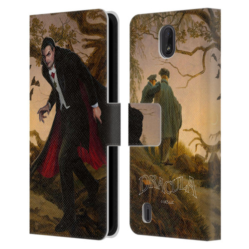 Universal Monsters Dracula Portrait Leather Book Wallet Case Cover For Nokia C01 Plus/C1 2nd Edition