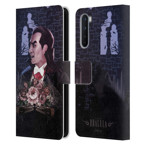 Universal Monsters Dracula Key Art Leather Book Wallet Case Cover For OnePlus Nord 5G