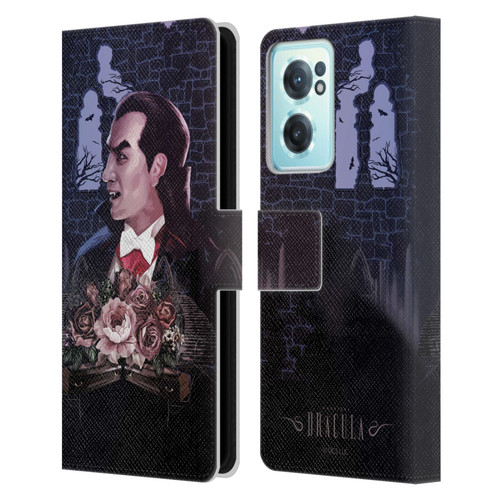 Universal Monsters Dracula Key Art Leather Book Wallet Case Cover For OnePlus Nord CE 2 5G
