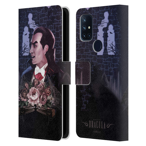 Universal Monsters Dracula Key Art Leather Book Wallet Case Cover For OnePlus Nord N10 5G