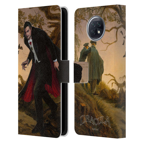 Universal Monsters Dracula Portrait Leather Book Wallet Case Cover For Xiaomi Redmi Note 9T 5G