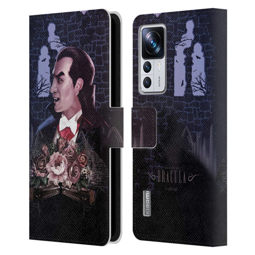 Universal Monsters Dracula Key Art Leather Book Wallet Case Cover For Xiaomi 12T Pro