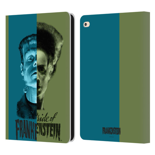 Universal Monsters Frankenstein Half Leather Book Wallet Case Cover For Apple iPad Air 2 (2014)