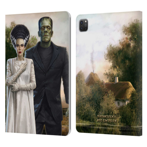 Universal Monsters Frankenstein Photo Leather Book Wallet Case Cover For Apple iPad Pro 11 2020 / 2021 / 2022