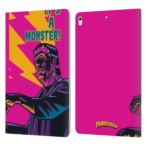 Universal Monsters Frankenstein It's A Monster Leather Book Wallet Case Cover For Apple iPad Pro 10.5 (2017)