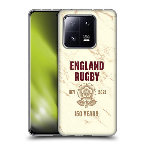 England Rugby Union 150th Anniversary Marble Soft Gel Case for Xiaomi 13 Pro 5G