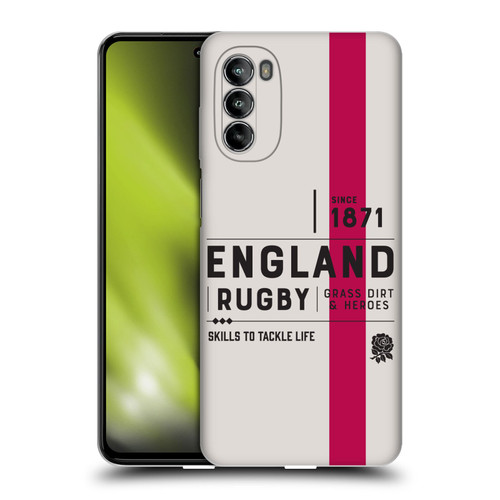 England Rugby Union History Since 1871 Soft Gel Case for Motorola Moto G82 5G