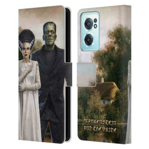Universal Monsters Frankenstein Photo Leather Book Wallet Case Cover For OnePlus Nord CE 2 5G