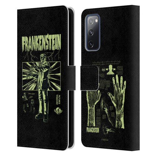 Universal Monsters Frankenstein Lightning Leather Book Wallet Case Cover For Samsung Galaxy S20 FE / 5G