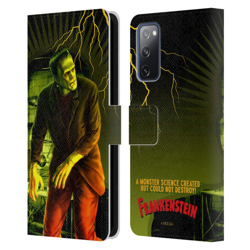 Universal Monsters Frankenstein Yellow Leather Book Wallet Case Cover For Samsung Galaxy S20 FE / 5G