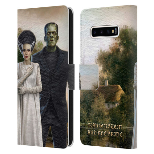 Universal Monsters Frankenstein Photo Leather Book Wallet Case Cover For Samsung Galaxy S10+ / S10 Plus