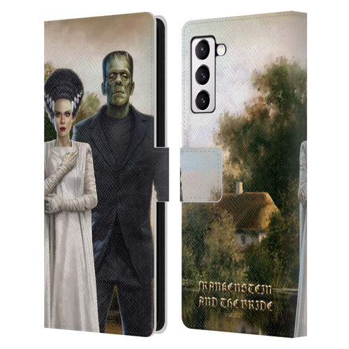 Universal Monsters Frankenstein Photo Leather Book Wallet Case Cover For Samsung Galaxy S21+ 5G