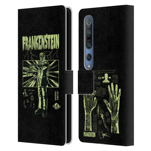 Universal Monsters Frankenstein Lightning Leather Book Wallet Case Cover For Xiaomi Mi 10 5G / Mi 10 Pro 5G