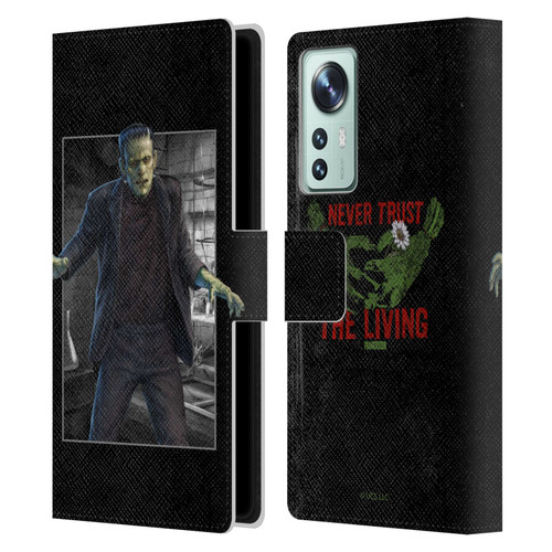 Universal Monsters Frankenstein Frame Leather Book Wallet Case Cover For Xiaomi 12