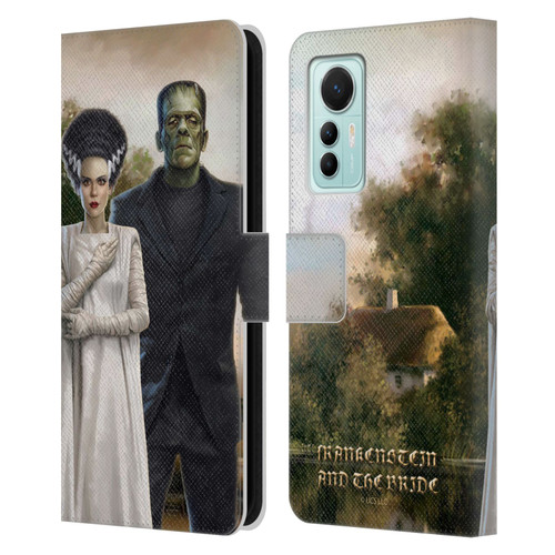 Universal Monsters Frankenstein Photo Leather Book Wallet Case Cover For Xiaomi 12 Lite