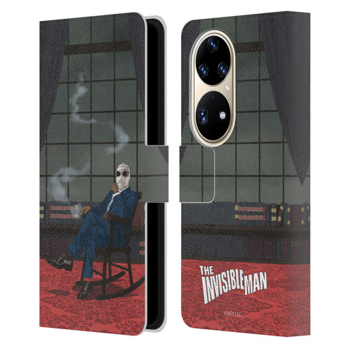 Universal Monsters The Invisible Man Key Art Leather Book Wallet Case Cover For Huawei P50 Pro