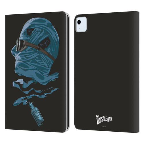 Universal Monsters The Invisible Man Blue Leather Book Wallet Case Cover For Apple iPad Air 2020 / 2022