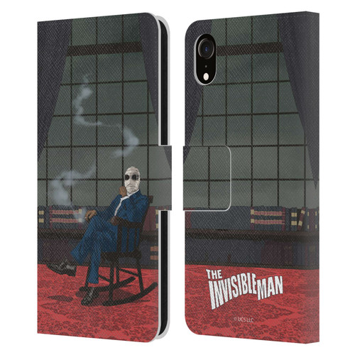 Universal Monsters The Invisible Man Key Art Leather Book Wallet Case Cover For Apple iPhone XR